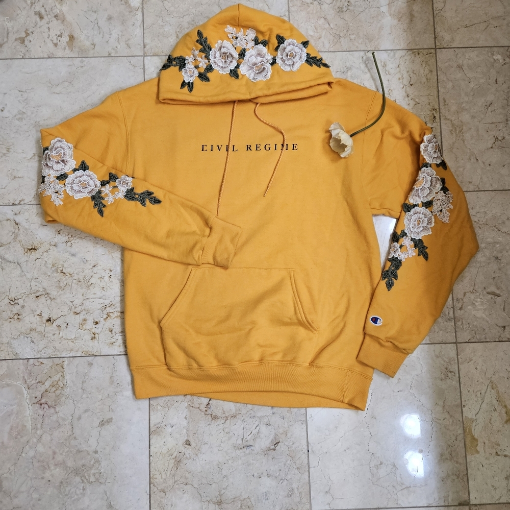 Civil Regime Champion Roses Hoodie